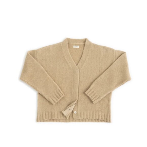James Street Co. JS Oversized Cardigan in Wheat Small - Picture 1 of 5